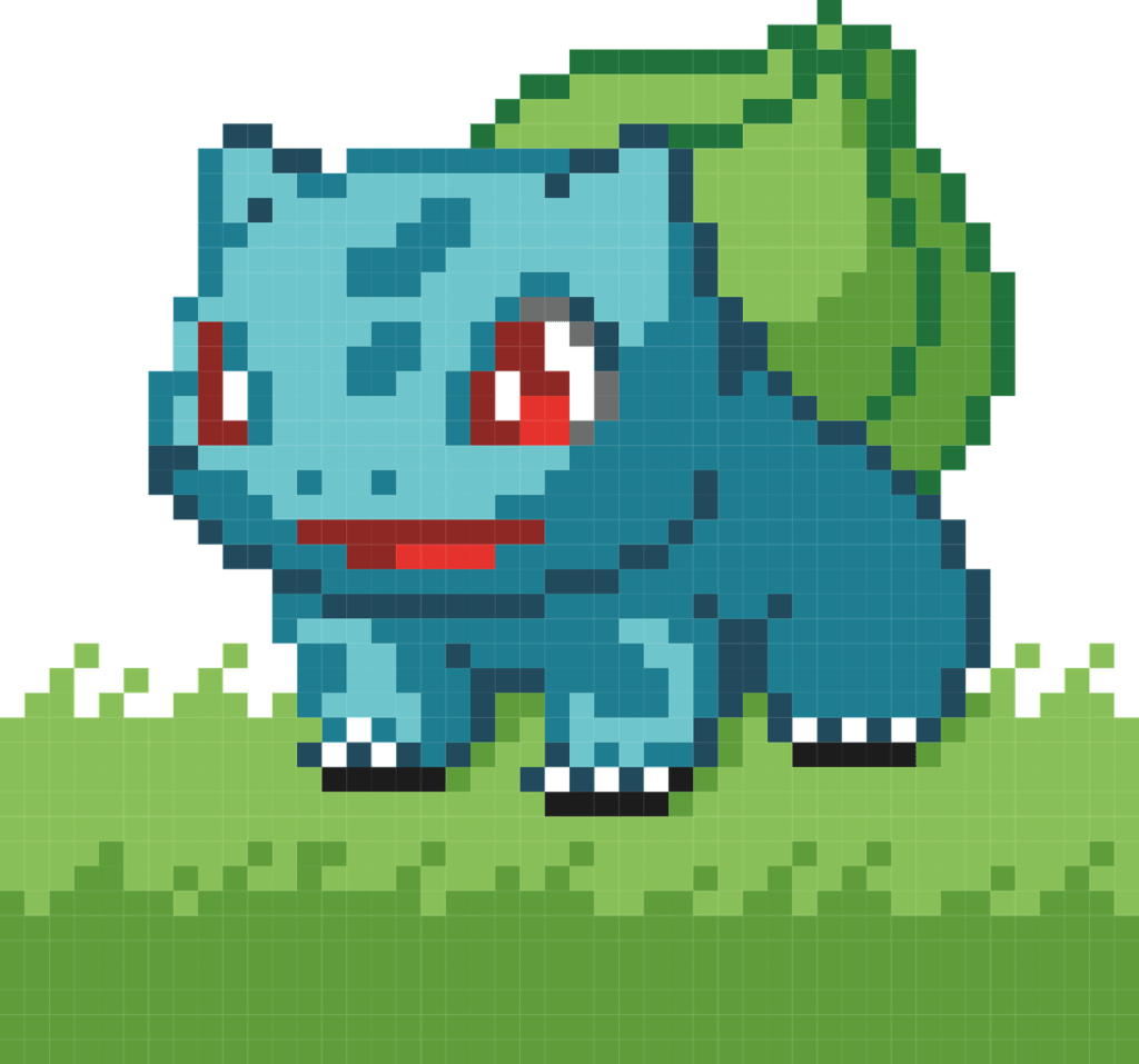 pixel art bulbasaur