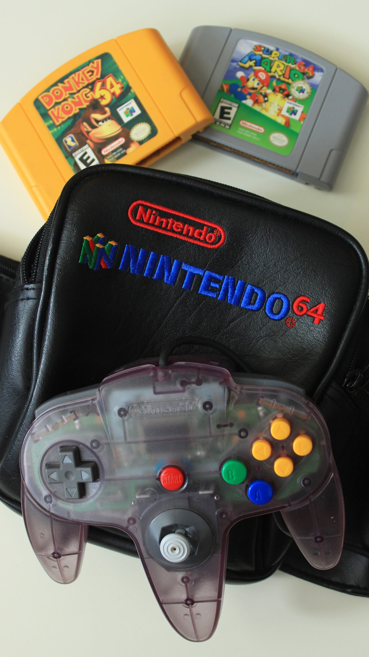 Nintendo 64 controller and games