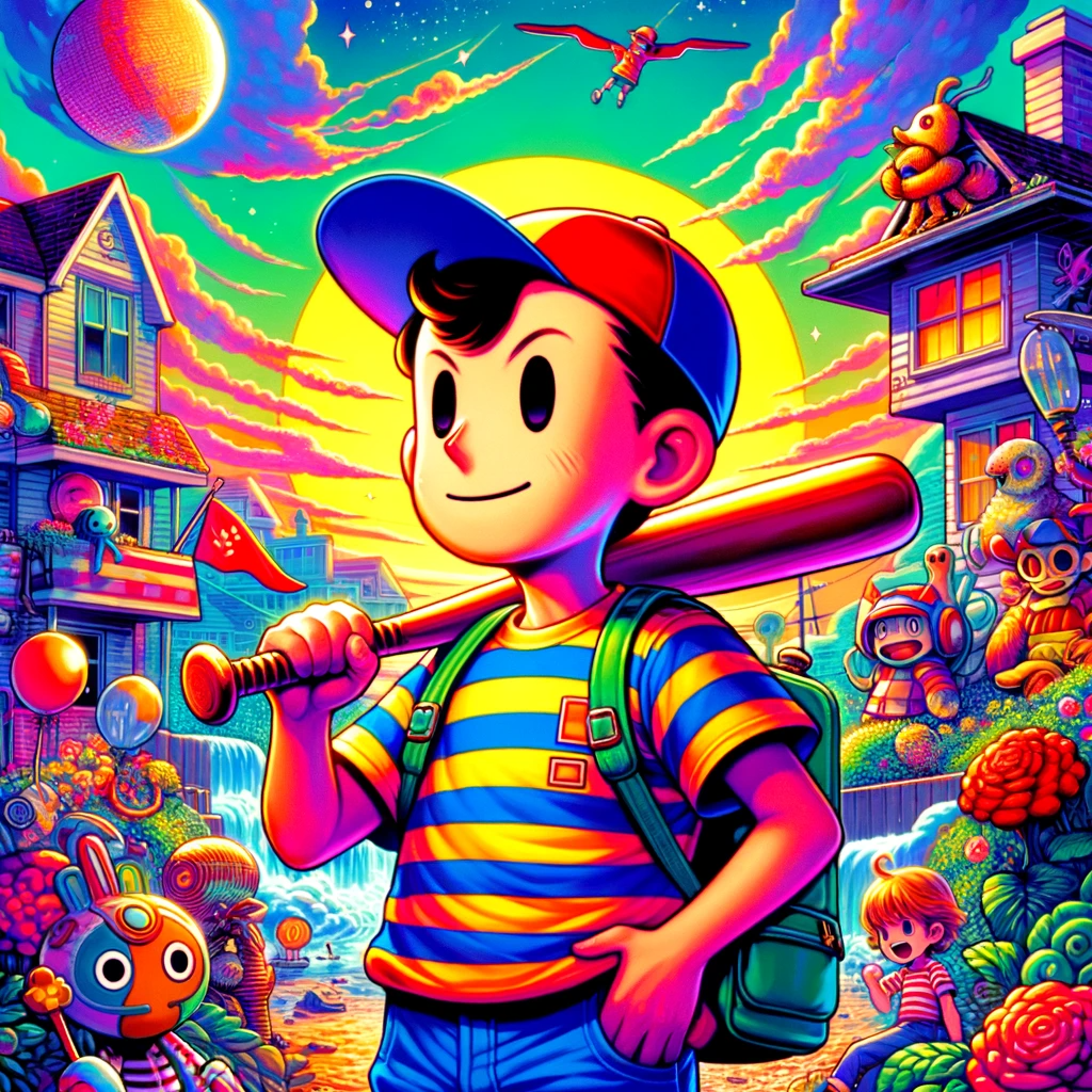 Earthbound's main character Ness