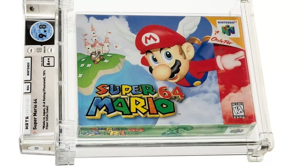 Mario 64 sold at heritage auction for 1.5 million