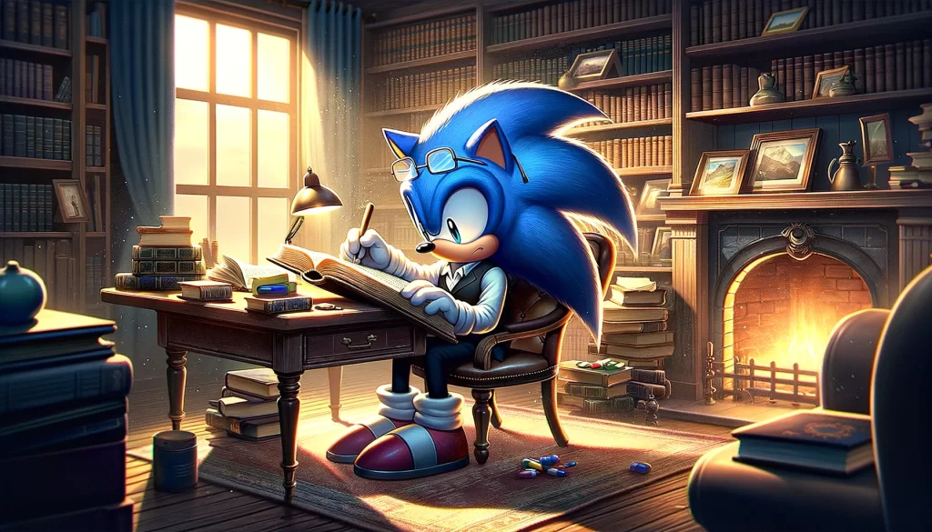 Sonic writes his memoirs